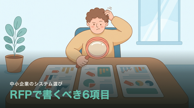 RFP(提案依頼書)の書き方|見積が比較できる形にする6項目