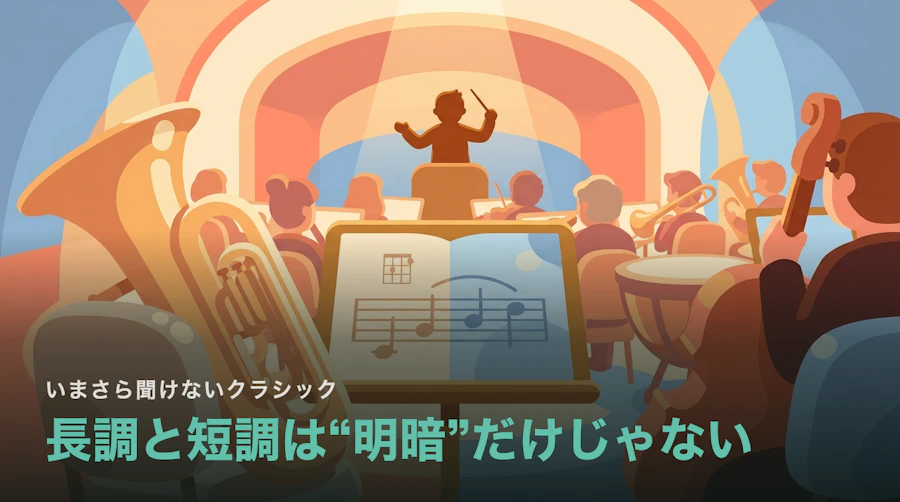 長調と短調の違いとは?“明るい・暗い”に聞こえる理由