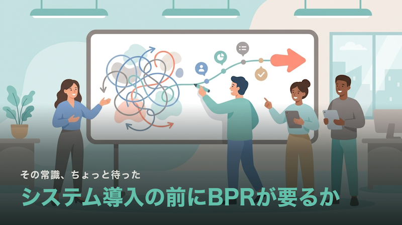 システム導入の前にBPRが要るのはどんなときか|見極めの4条件