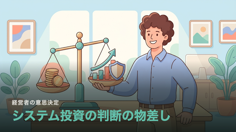 システム投資はいくらまで出していいのか|判断の物差しを作る