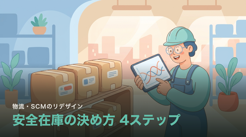 安全在庫の決め方|勘に頼らず数字で置く4ステップ