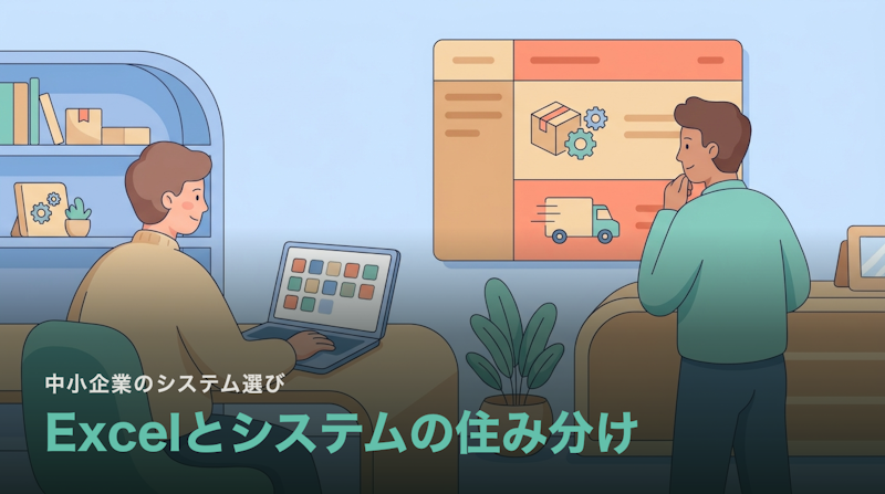 Excelと業務システムはどう住み分けるのか|脱Excelを目的にしない