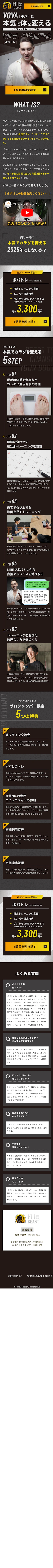 ボバトレオンラインのスマホ版デザイン