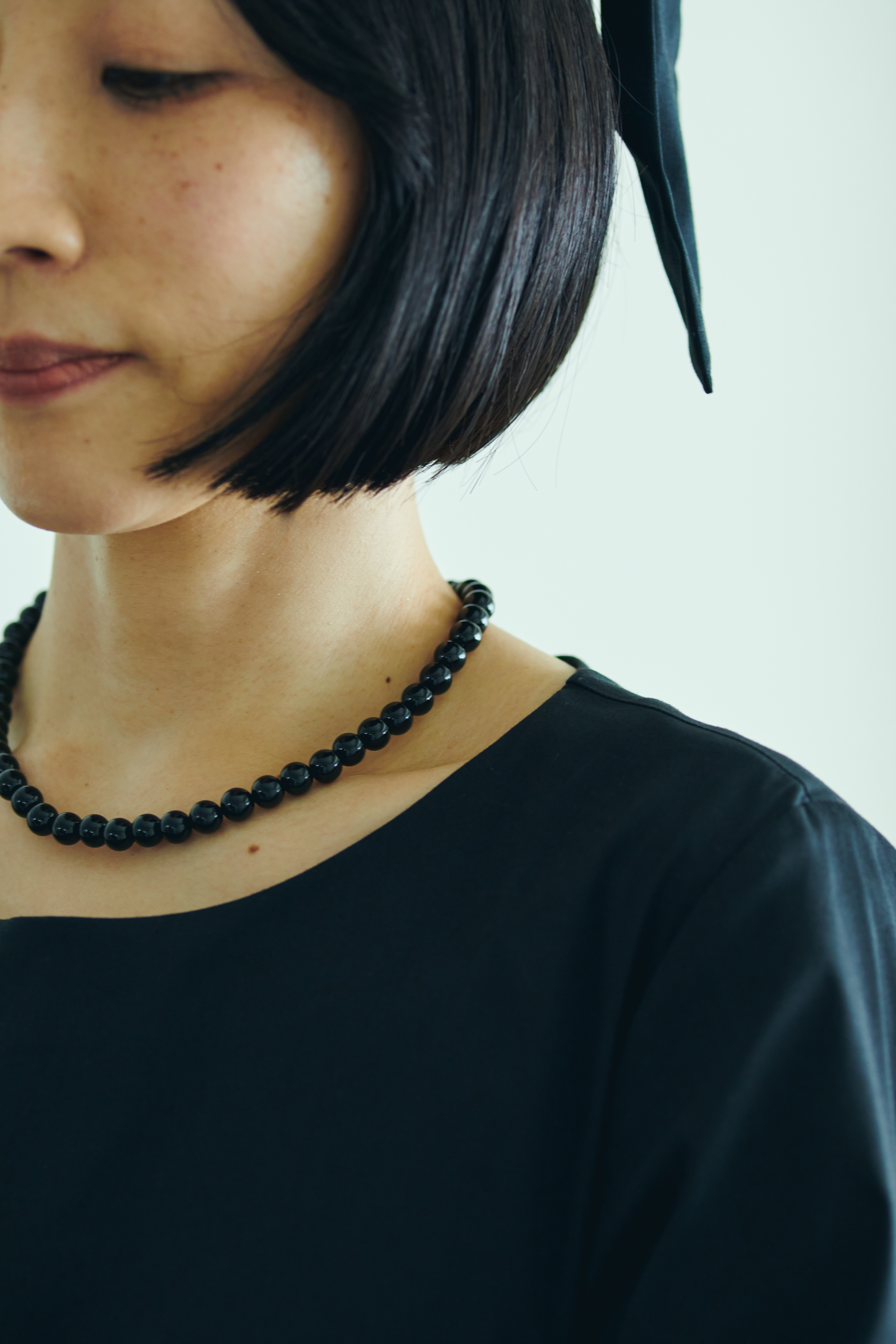 ◇Hei◇ onyx point necklace [正規品/関税込] Black Onyx Point Necklace | Black Onyz Necklace | Point