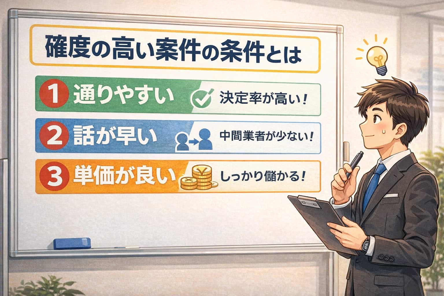 【決まりやすい案件とは】BAMVへ問い合わせを考えてるSES営業さんにアピールしてみる記事