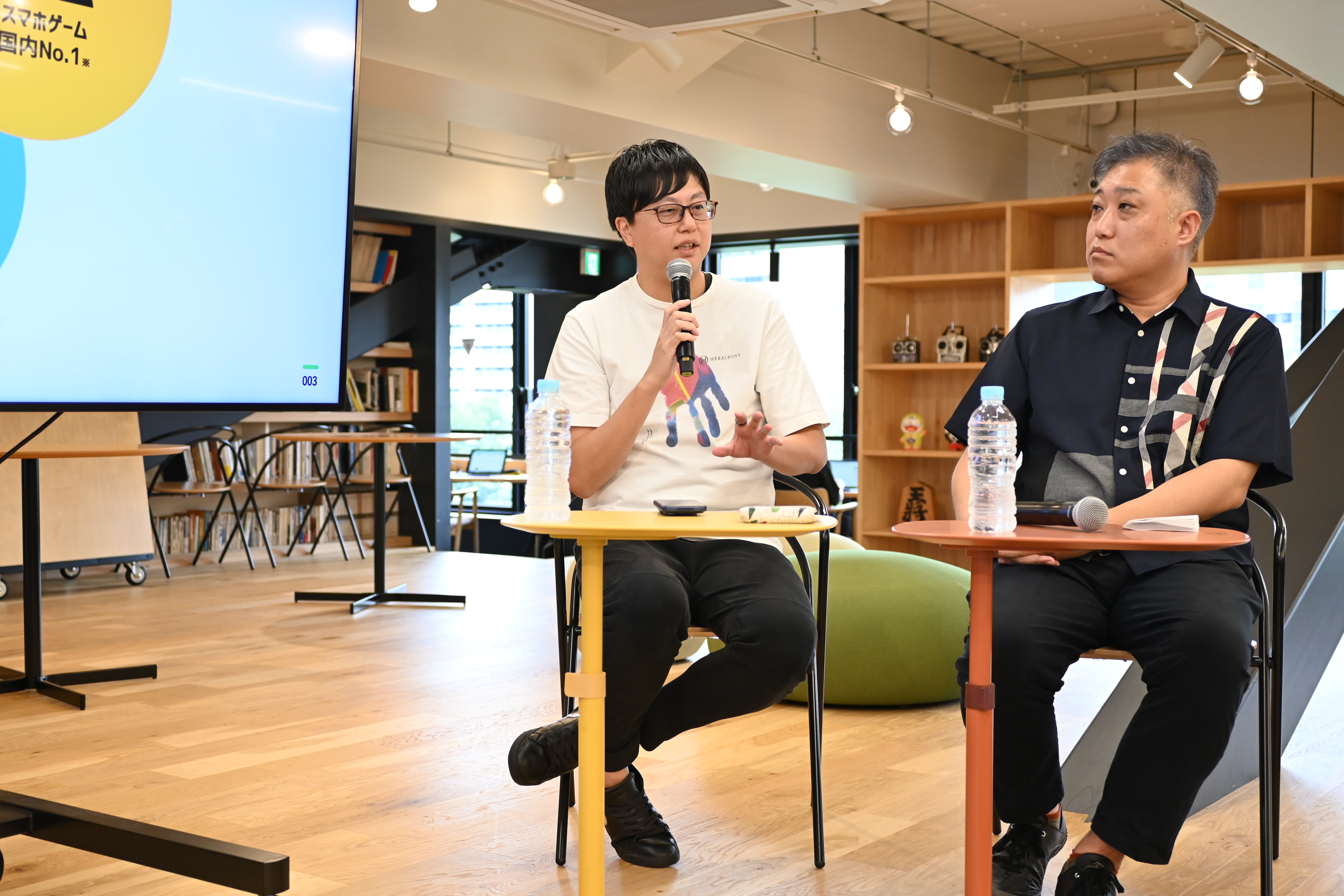 （左）サイバーエージェント　羽片氏・（右）ヤマハ　加藤氏