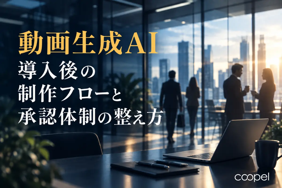 動画生成AI導入後の制作フローと承認体制の整え方