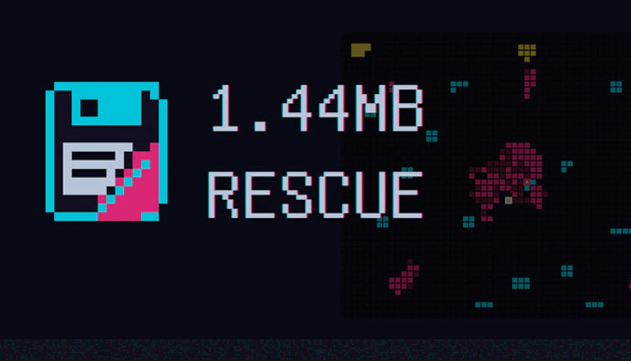 プログラミングゲーム「1.44MB RESCUE」のSteamストアページを公開しました