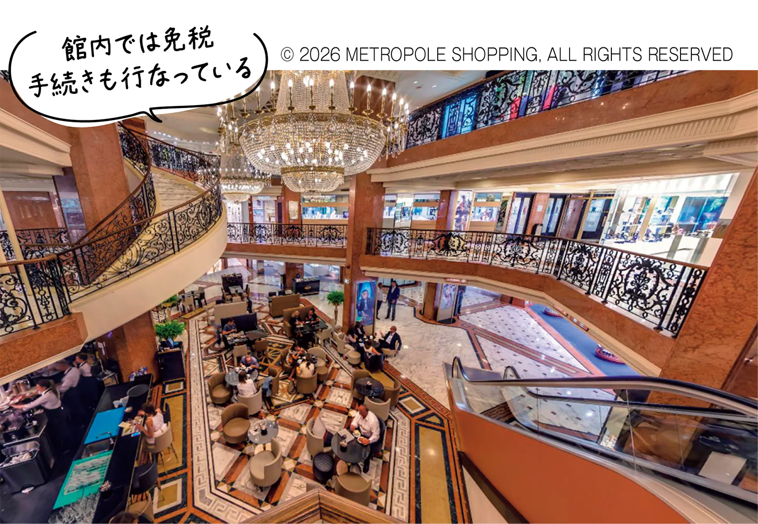 メトロポール・ショッピング・ モンテカルロの店内画像