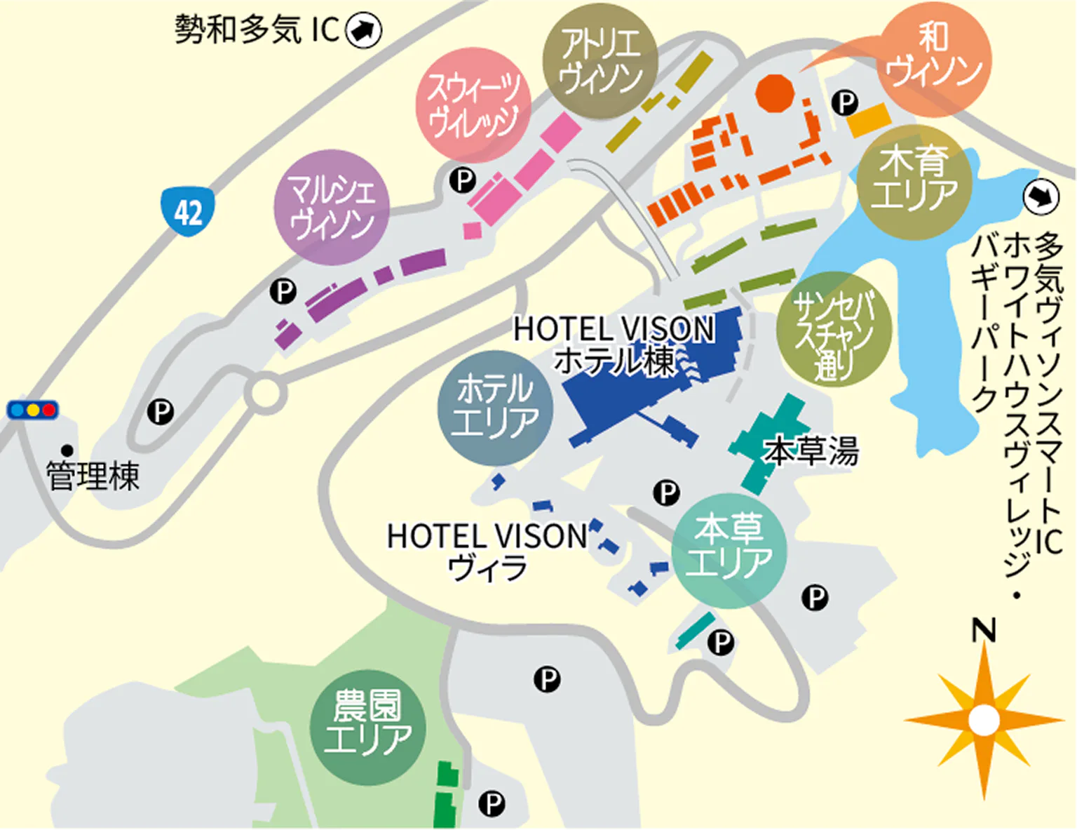 VISONの地図