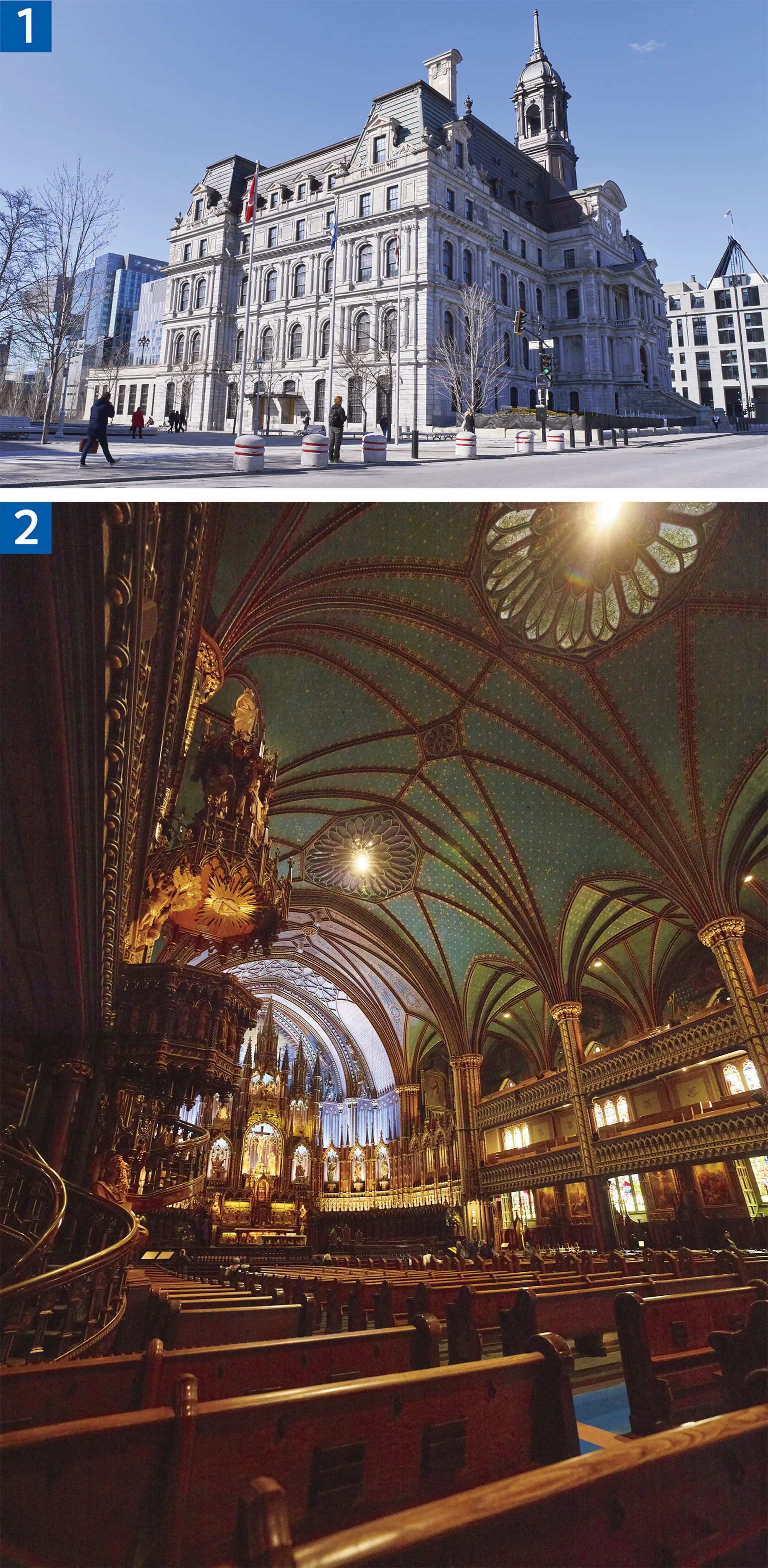 モントリオールとノートルダム大聖堂の画像