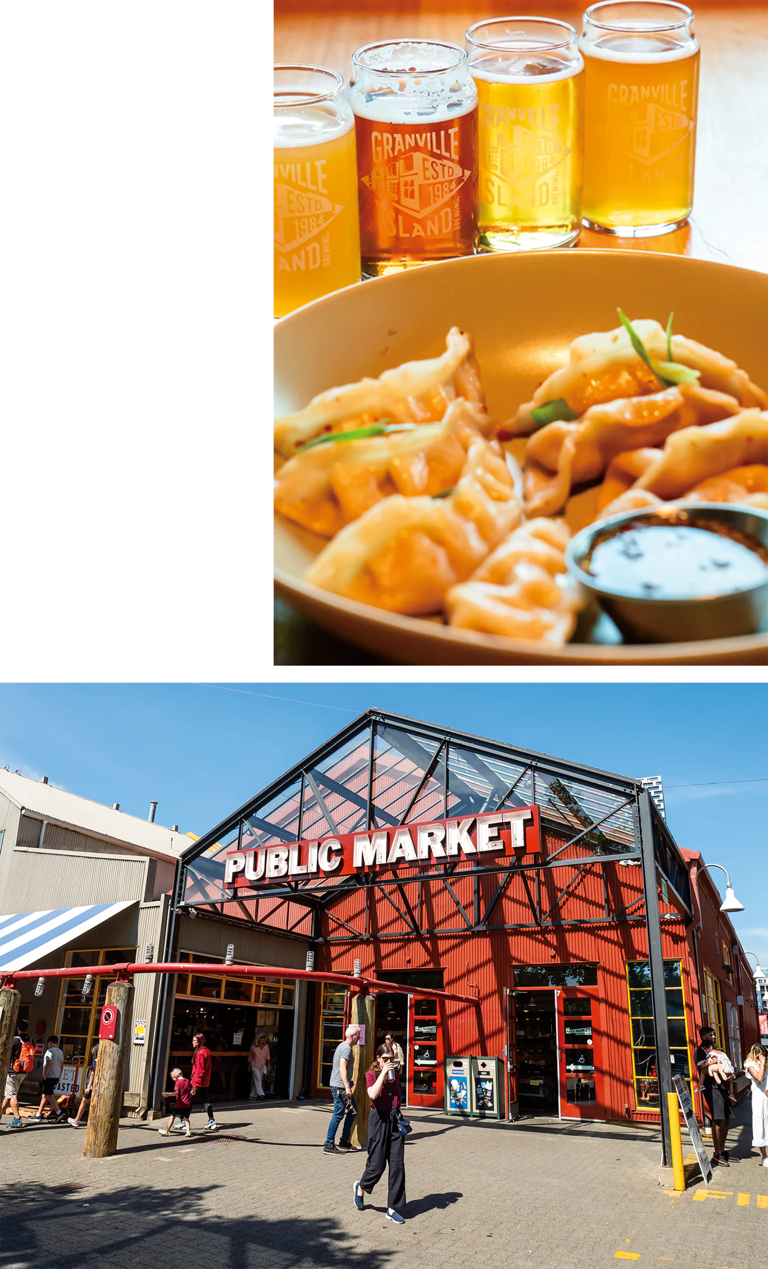 グランビル・アイランドの食事とお店の画像