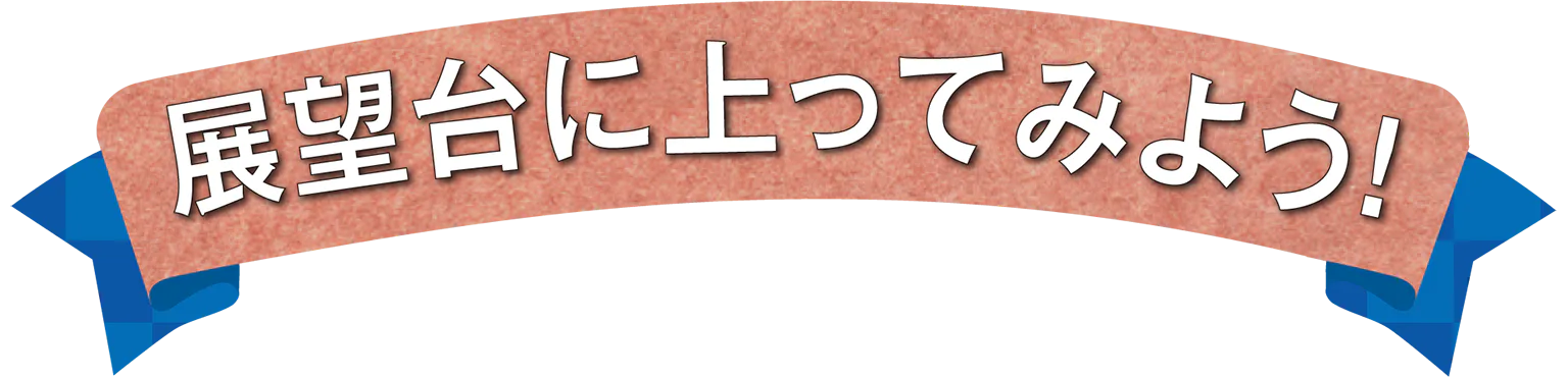 展望台に上ってみよう！の見出し