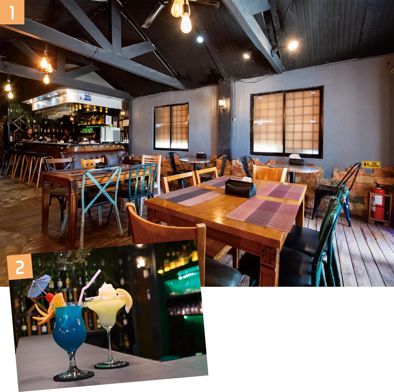 おしゃれなバーの画像