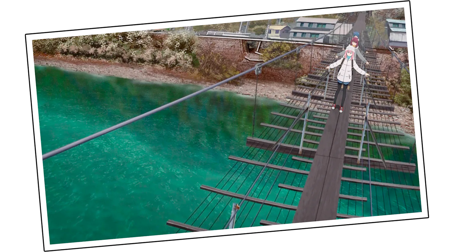 高さは約11mで長さもあるため揺れも大きいの画像