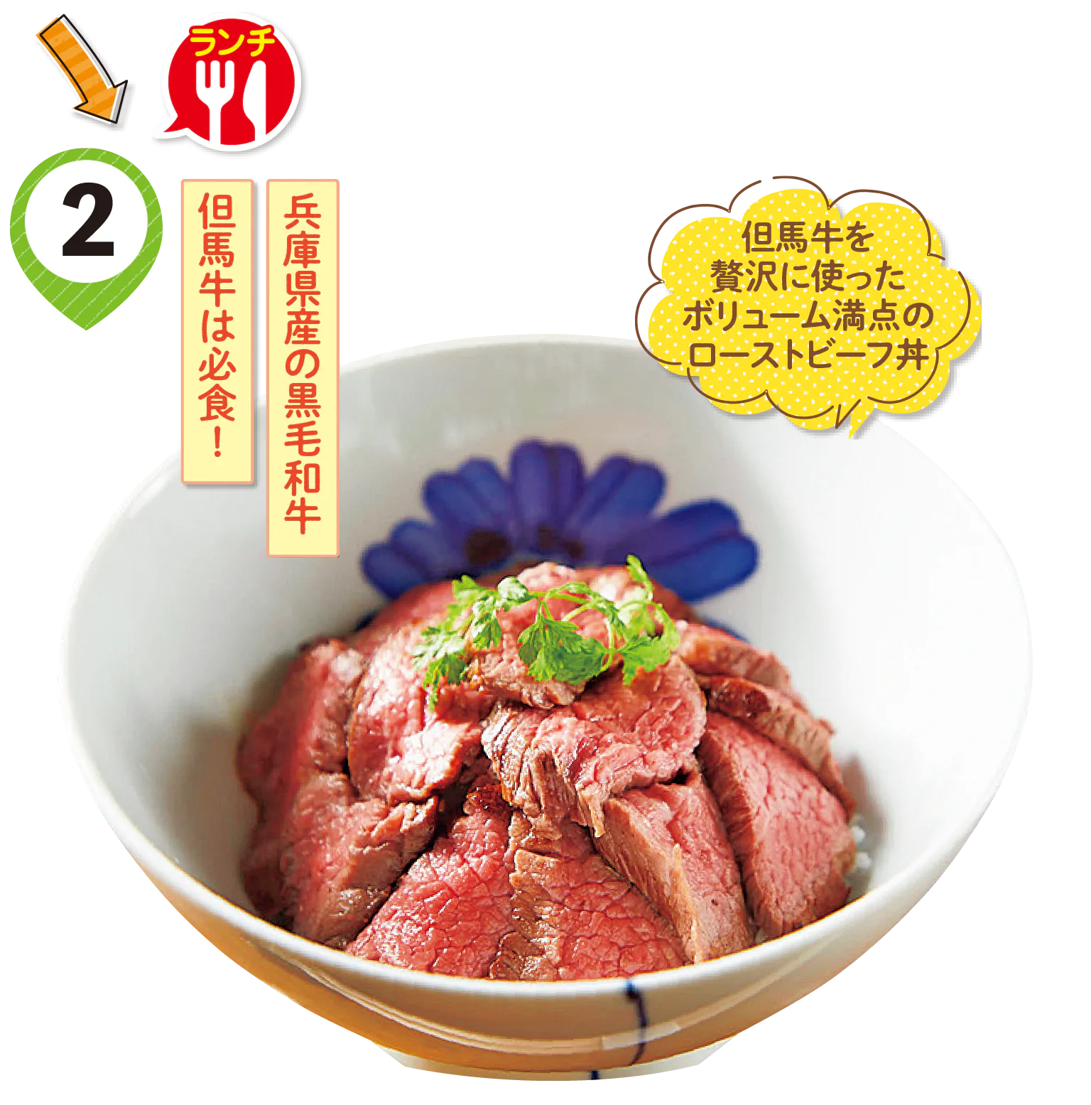 ローストビーフ丼の紹介画像