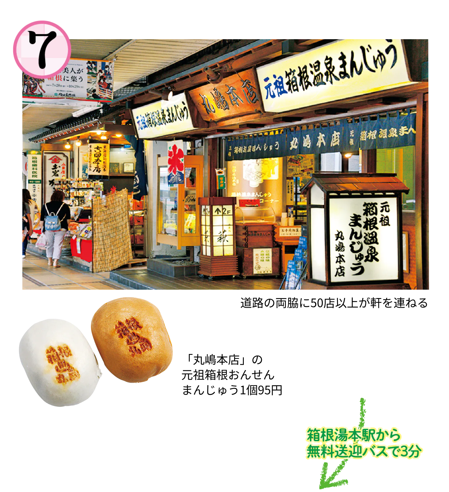 箱根湯本駅前商店街でおみやげ探しの画像