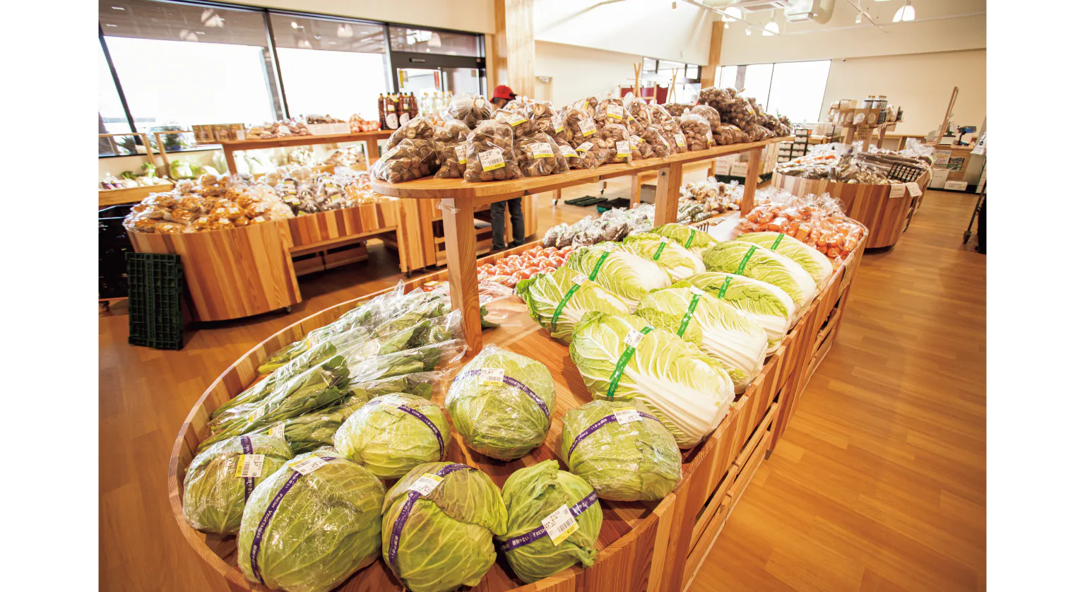 道の駅「花の駅 千曲川」の店内画像