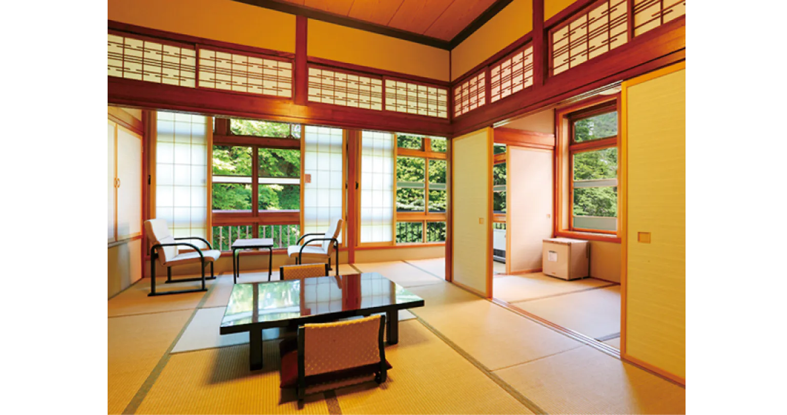 客室もひなびた秘湯のたたずまいの画像