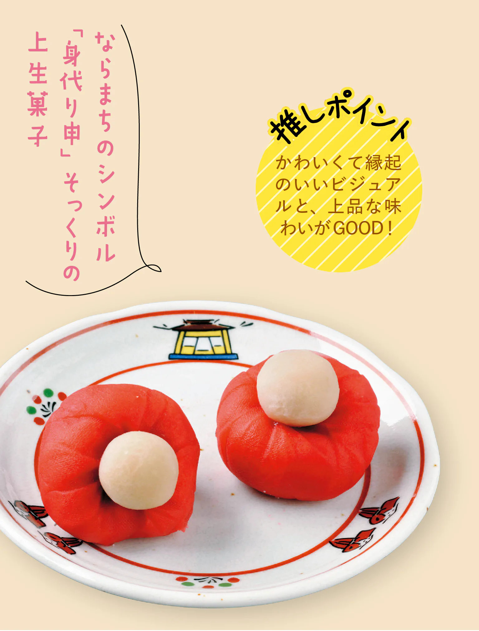 寧楽菓子司 中西与三郎の上生菓子の画像