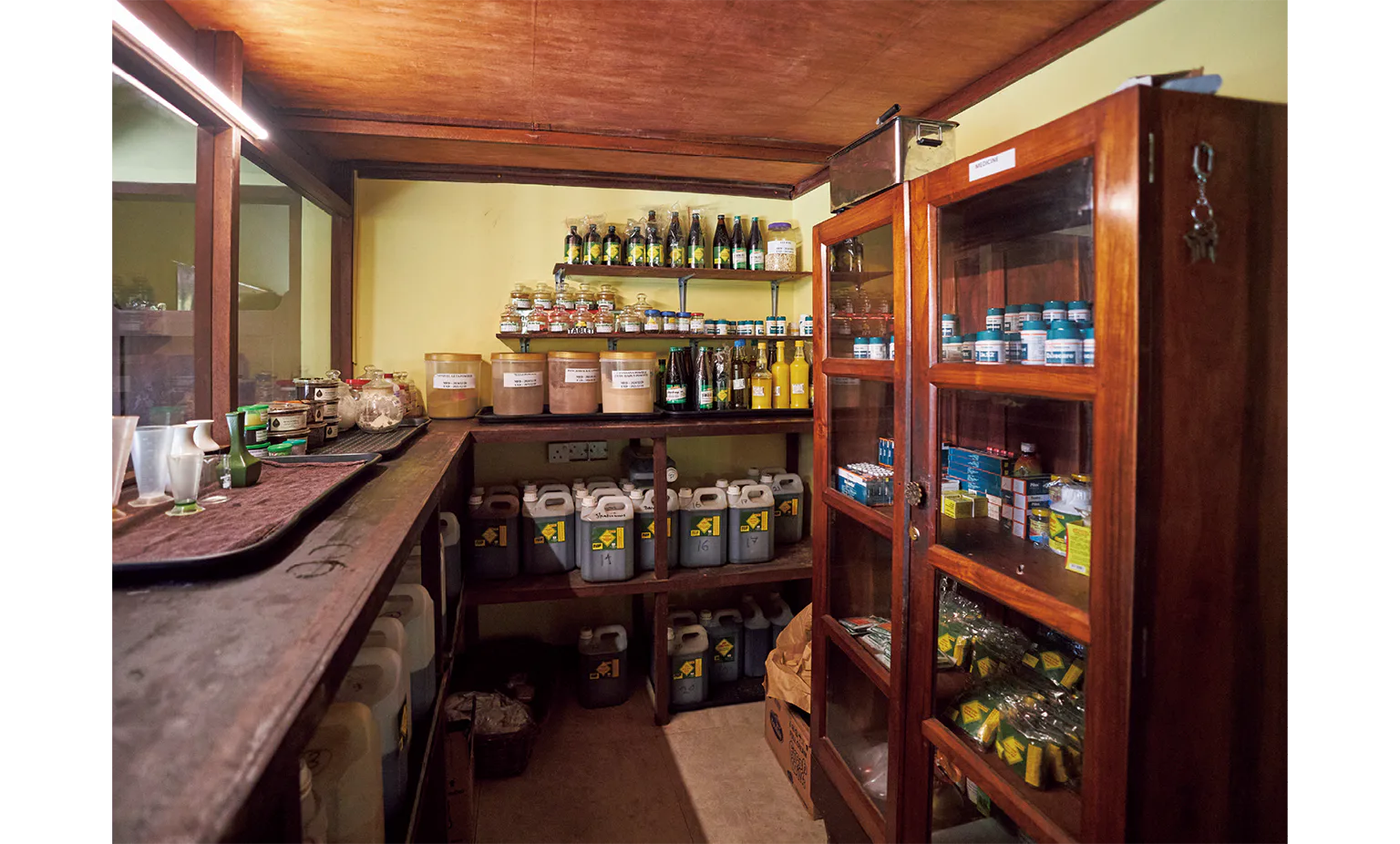 アーユルヴェーダの施設の内観の画像