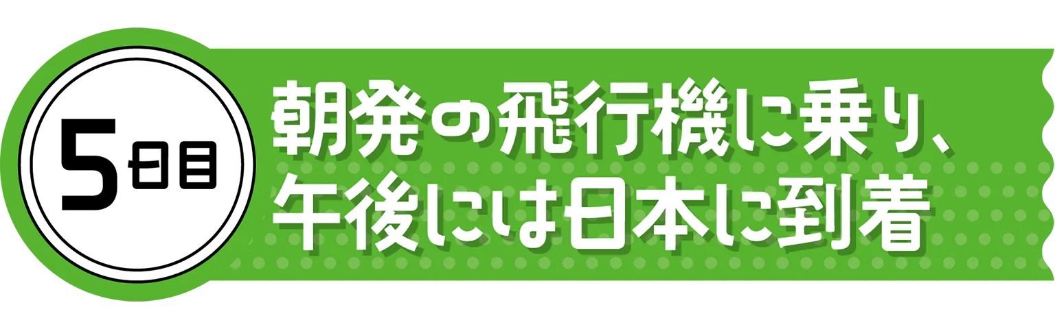 5日目の見出し