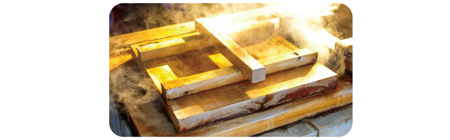 蒸し上がり画像