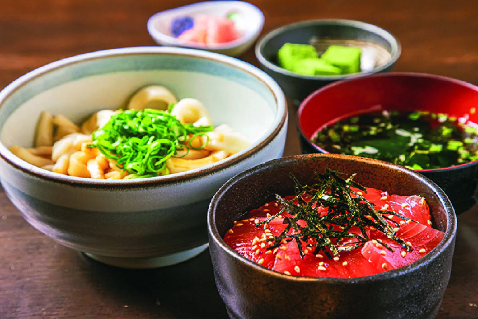 わらじやの伊勢うどんてこねセット1420円の画像