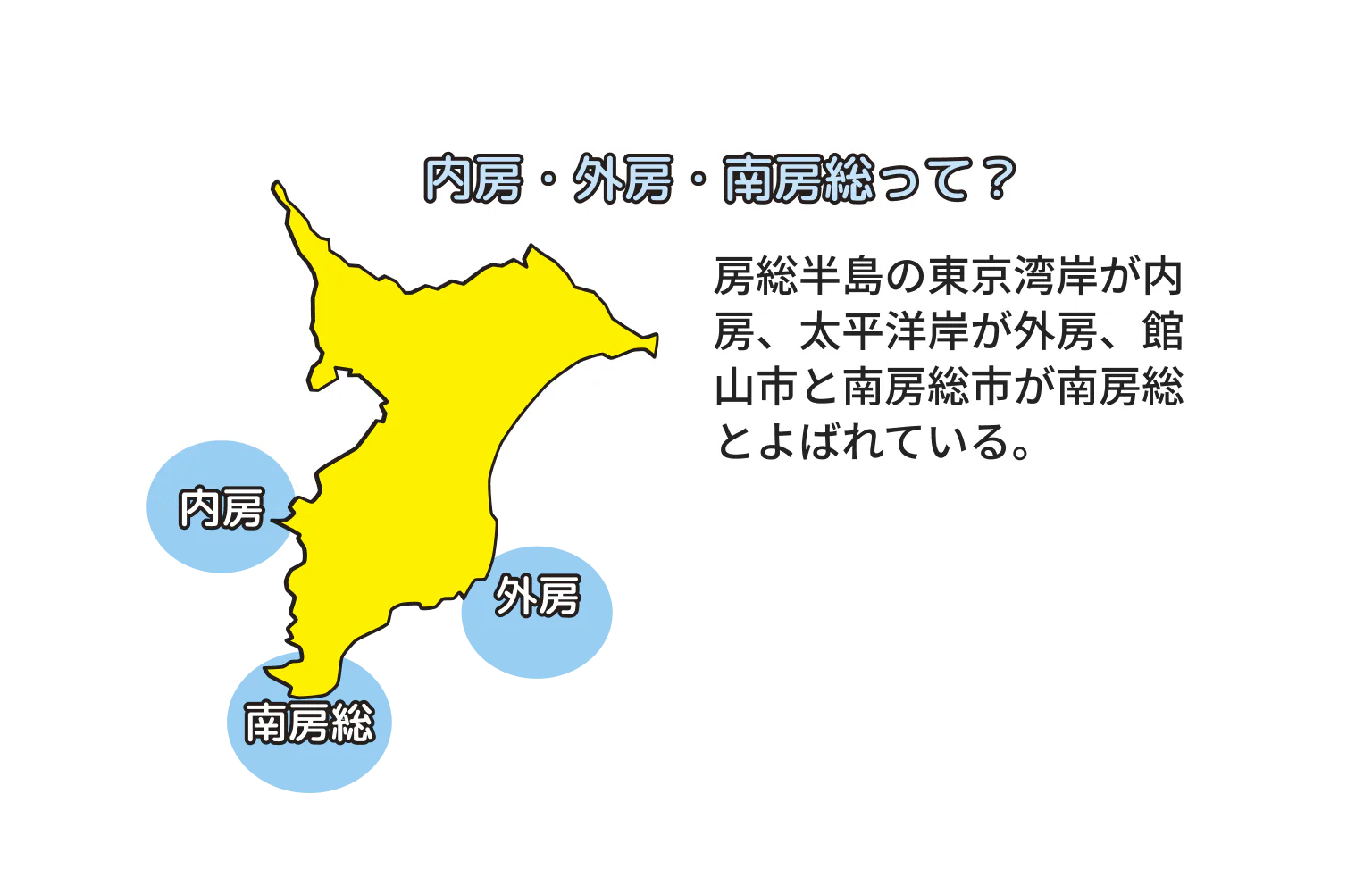 内房・外房・南房総の説明画像