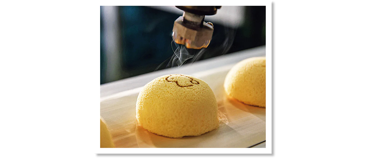 「見つけると幸せ♪」うさぎの焼印の画像