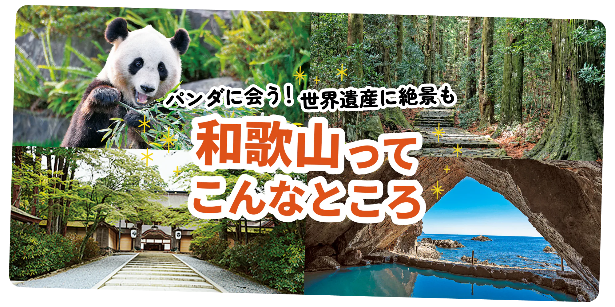 【和歌山観光】5つのエリア別の見どころ紹介｜季節のイベントもご紹介