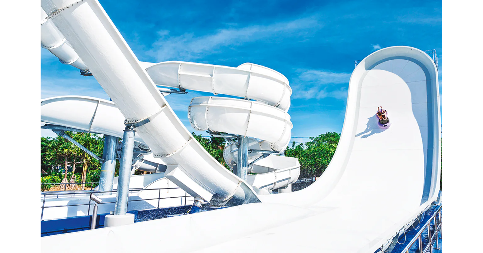 ウォータースライダーの画像