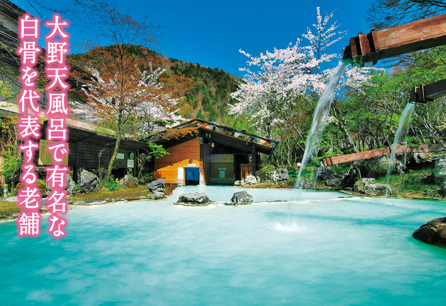 泡の湯旅館の大野天風呂の画像