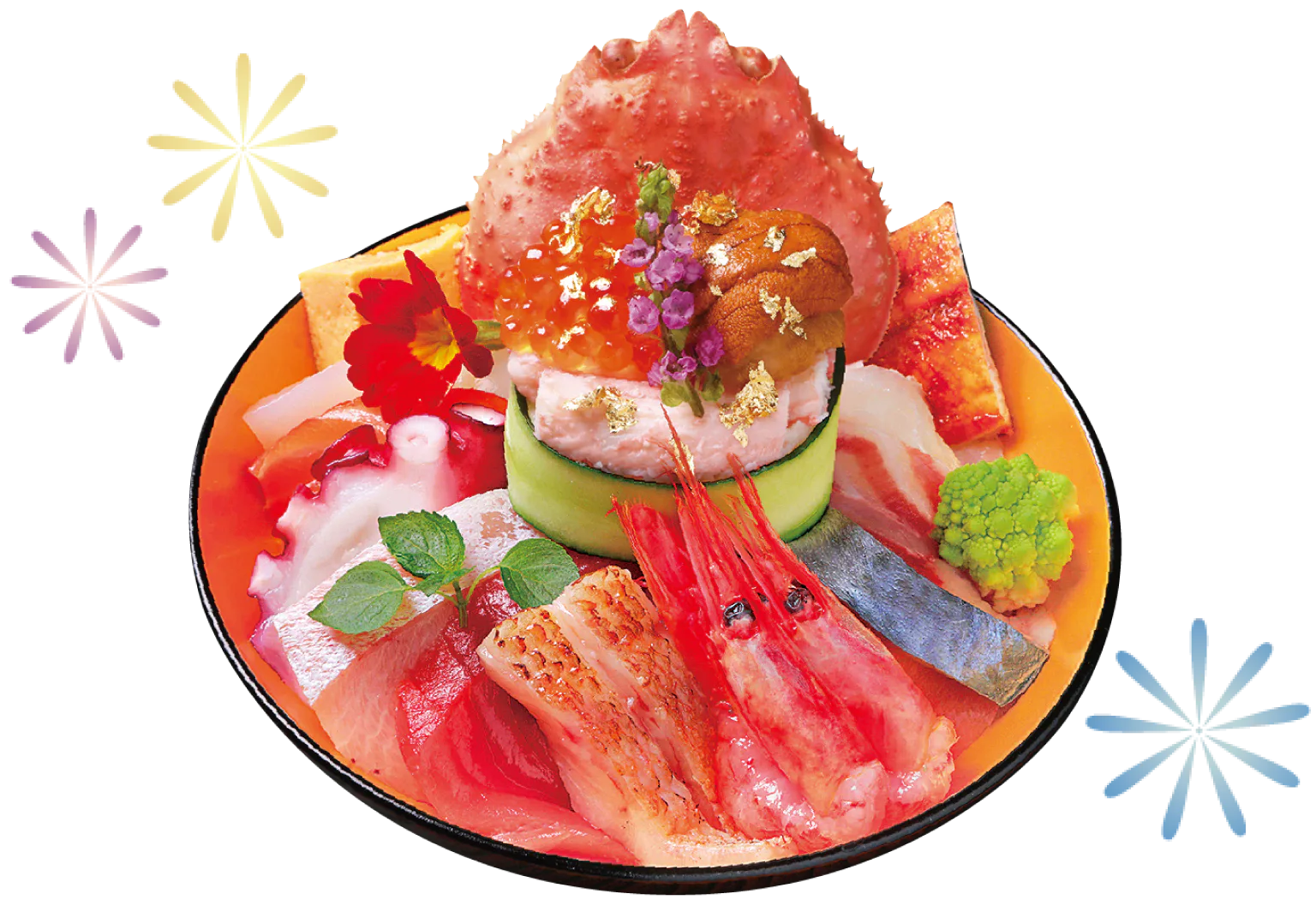 ランチは、近江町市場でデカ盛り海鮮丼！の画像
