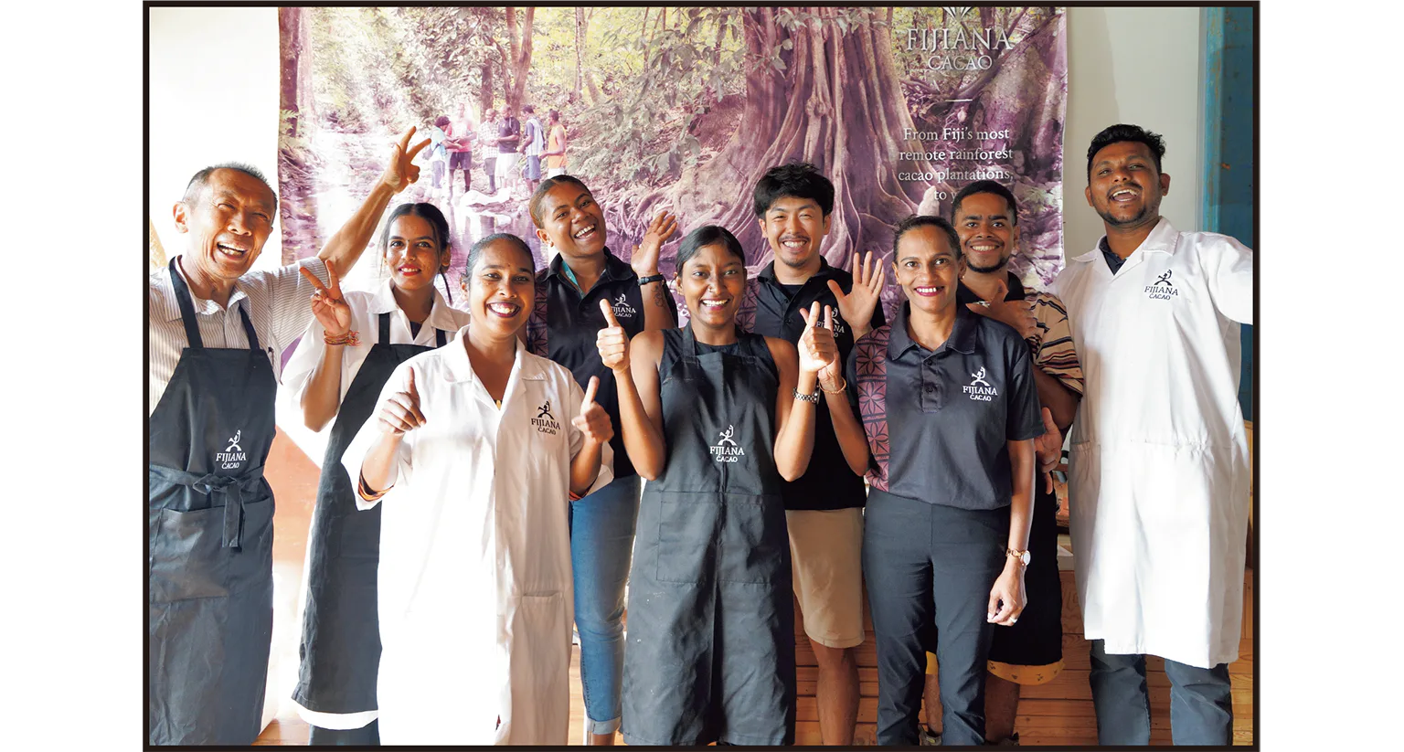 フィジーのスタッフの画像