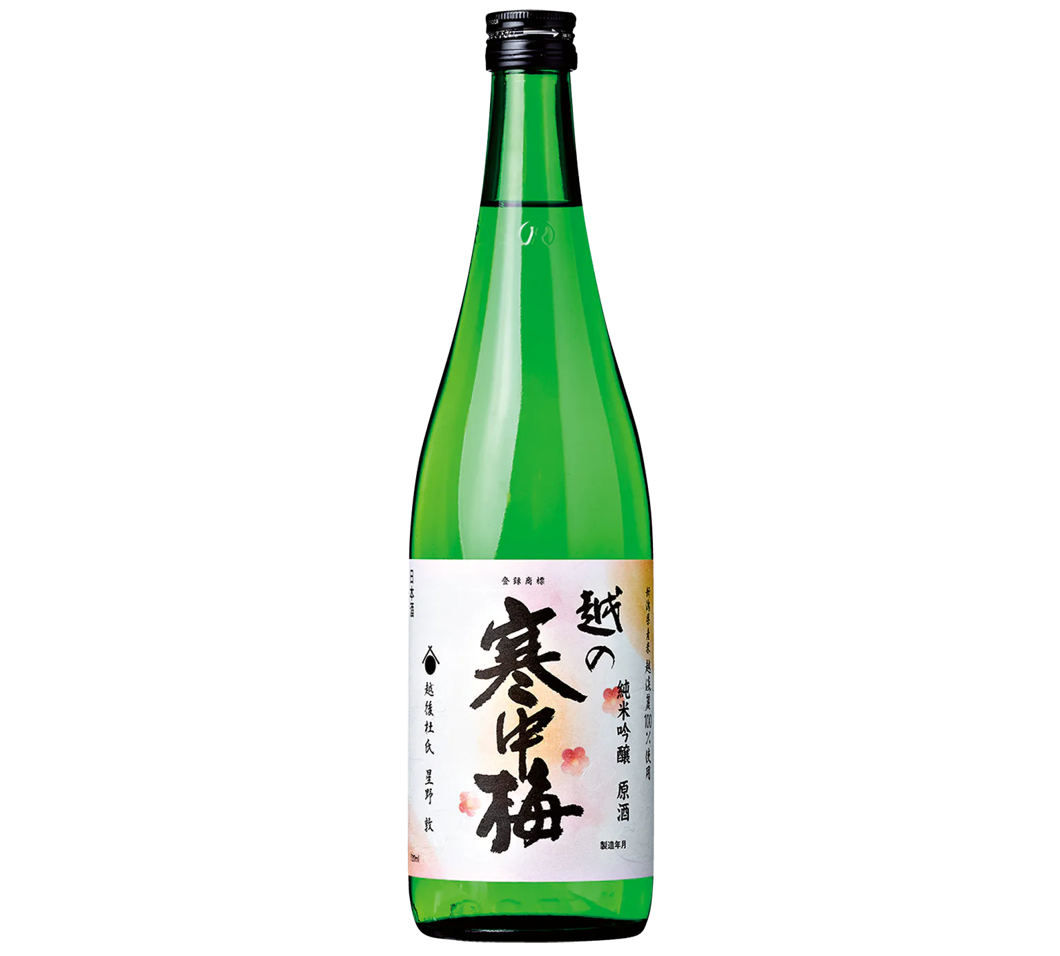 越の寒中梅 純米吟醸 原酒の画像