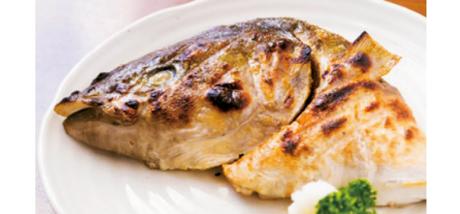 かぼすブリのかぶと焼きの画像