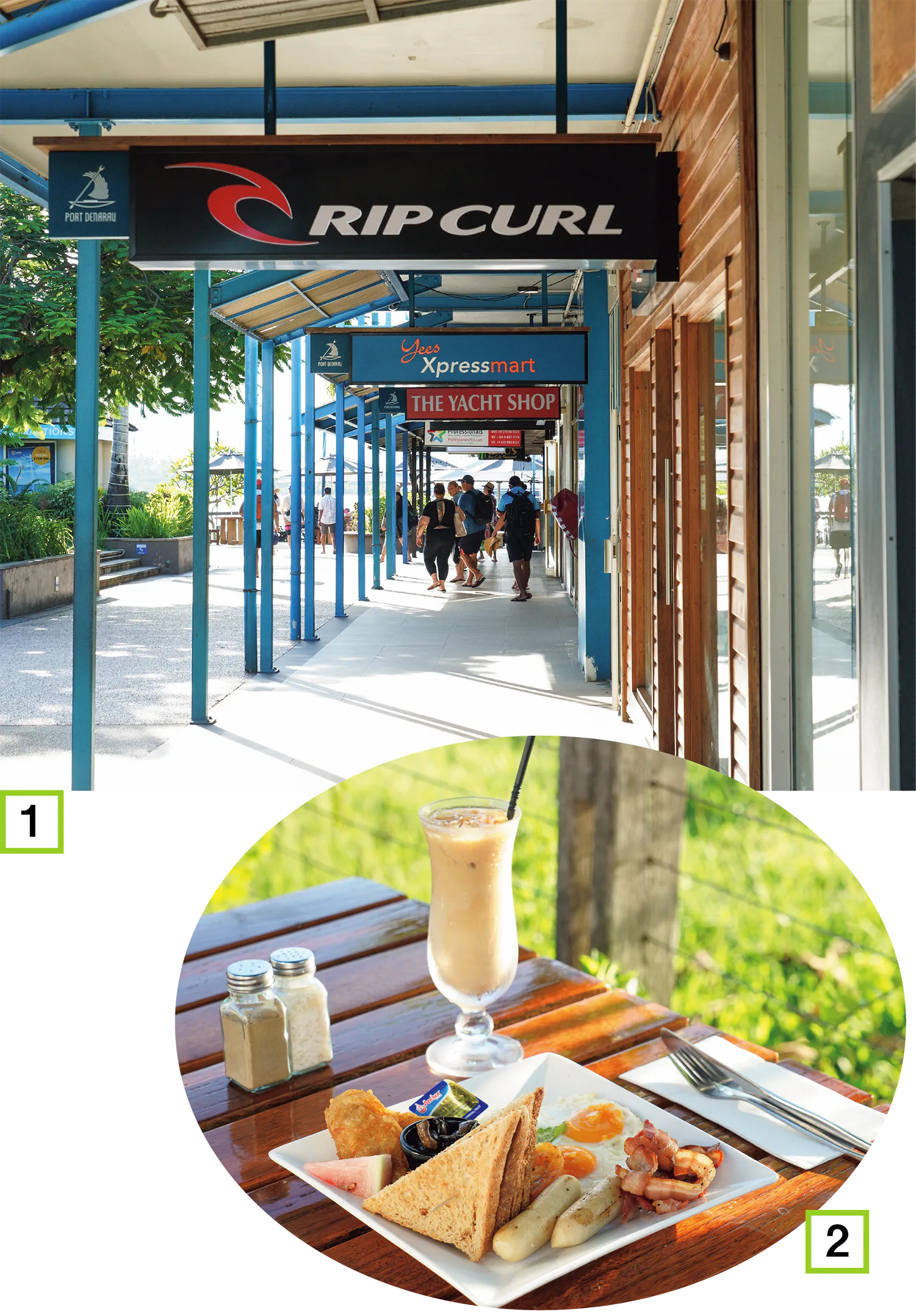 デナラウのショッピング・センターの画像