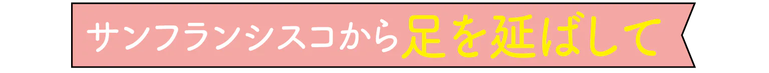 サンフランシスコから足を延ばしての見出し画像