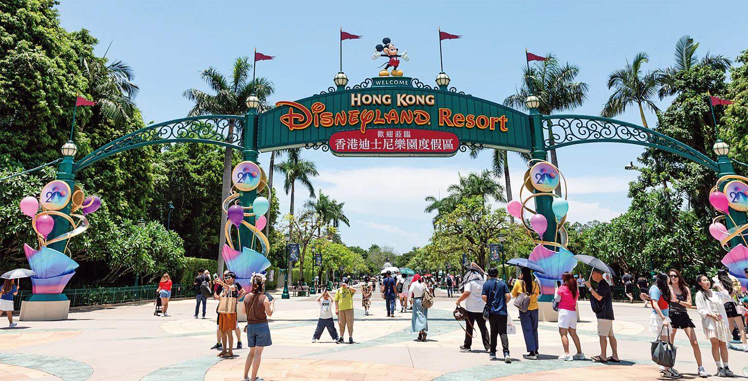 香港ディズニーランド・リゾートのゲートの画像