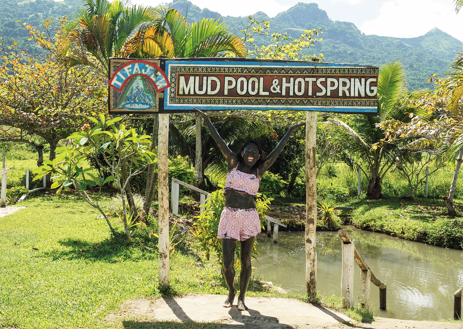 天然の泥で肌がしっとり！の画像