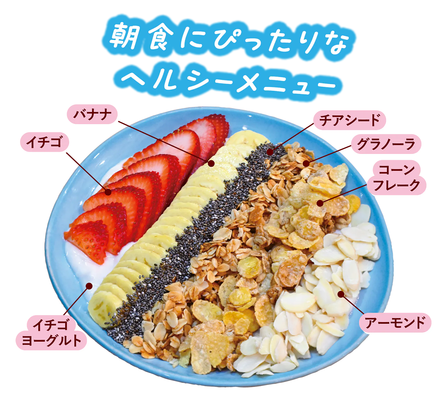 ストロベリー・ヨーグルト・ボウルの画像