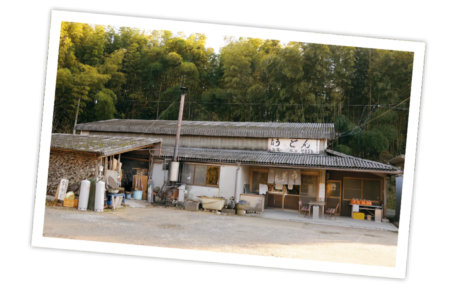 山内うどんの地図