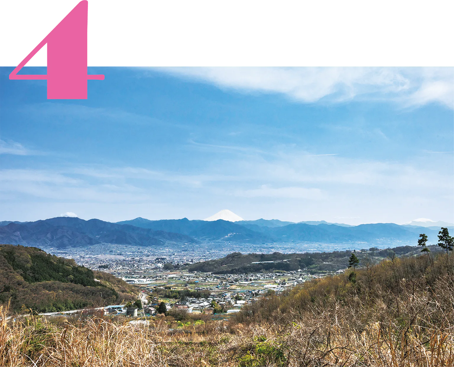 フルーツライン展望ポイント(山梨市)