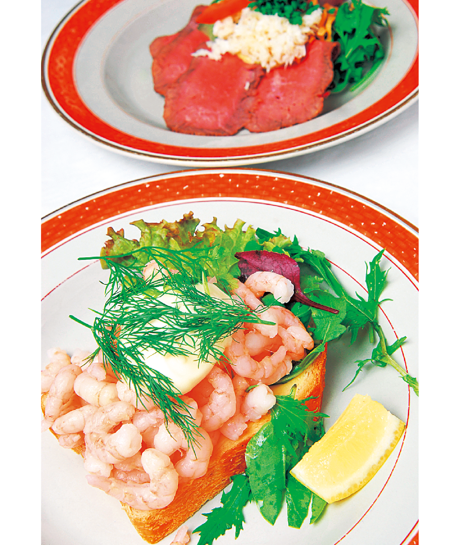 小エビのマヨネーズ添えスモーブローの画像