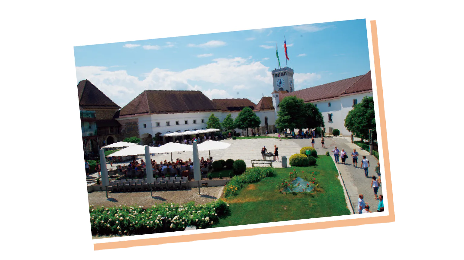 リュブリャナ城の画像