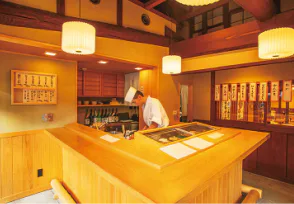 伊勢鮨 海さち山さちの店舗内画像