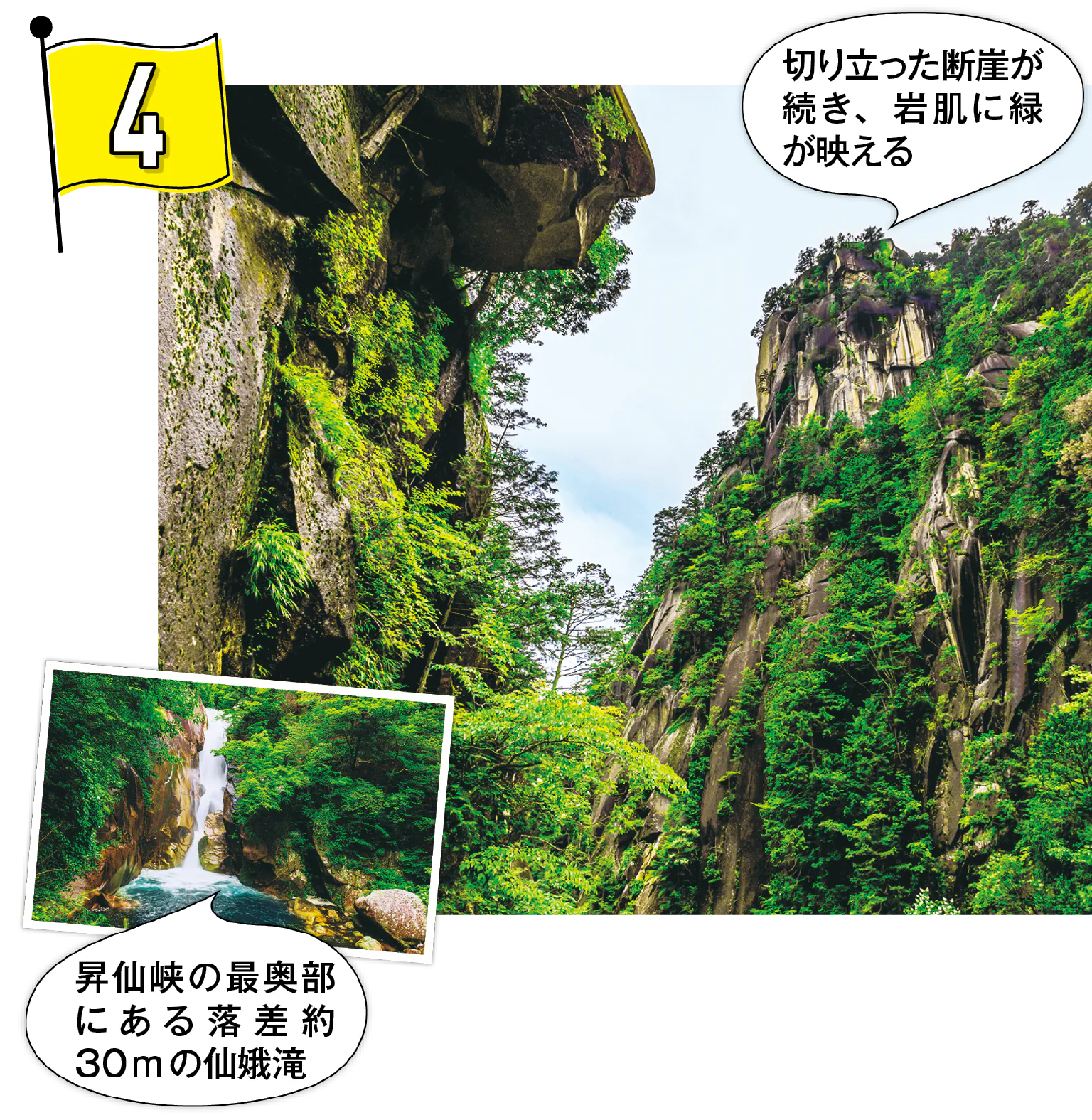 奇岩と清流に包まれた昇仙峡への画像
