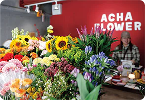 ACHA FLOWERの店内画像
