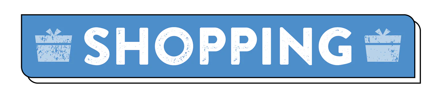 ショッピングの見出し